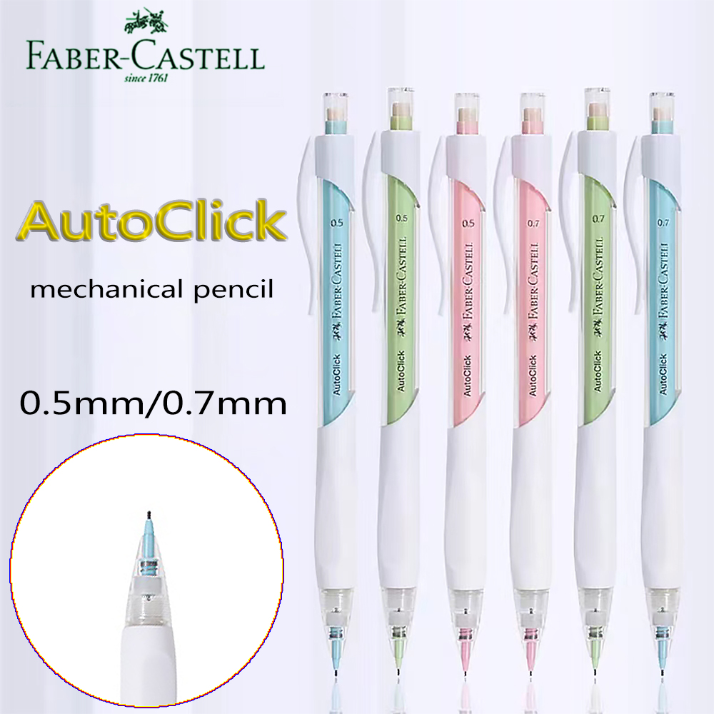 Faber-Castell Pencil Grip - 1PC 新ファーバーカステルシャープペンシル自動芯出しポジティブ姿勢ペングリップ 0.5/0.7 ミリメートル学校かわいい文具