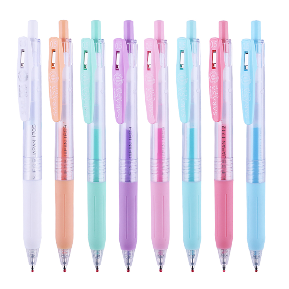 日本のゼブラジェルインクペン,ミルクカラー,かわいいプレスジ - Zebra Pen Sarasa のレビューと価格